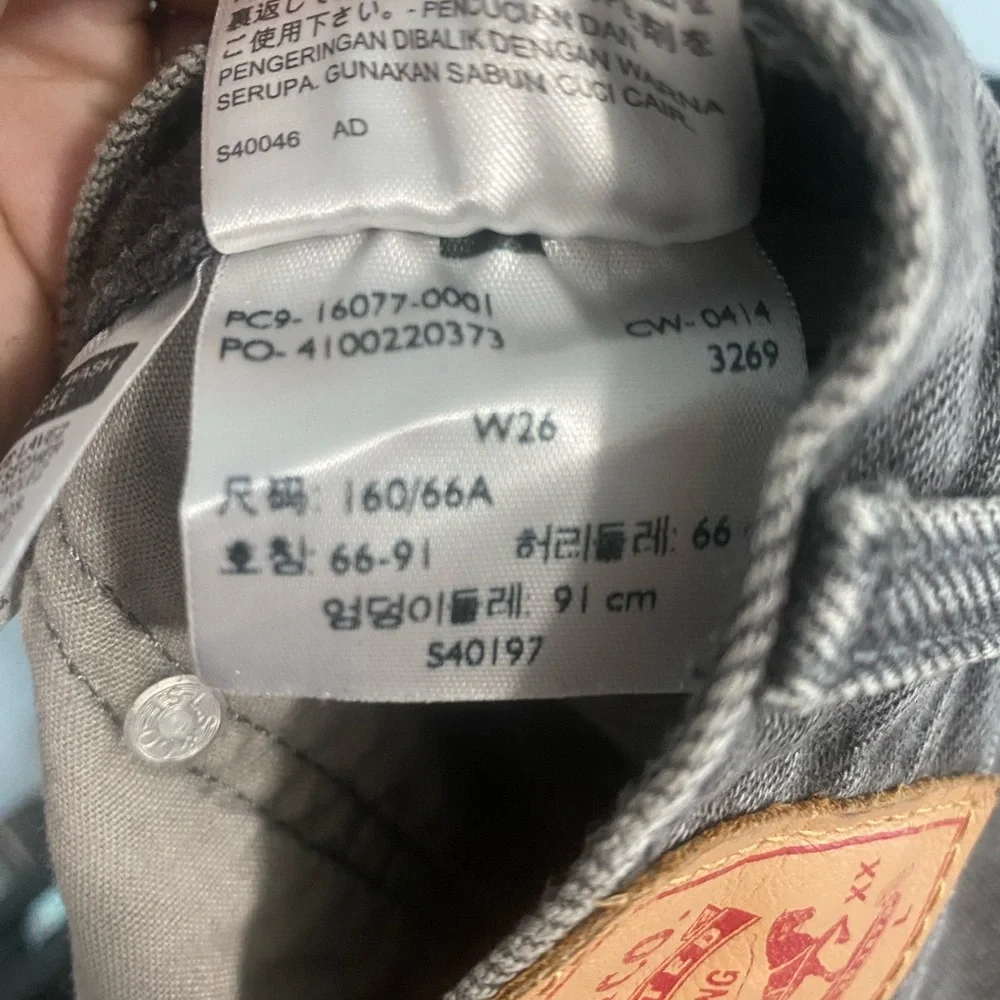 Levi's Charcoal Denim Women's Shorts - Picture 5 of 5